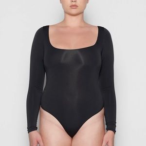 SKIMS long sleeve scoop neck bodysuit